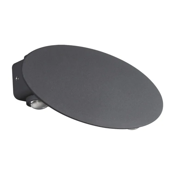 Ландшафтный настенный св-к IP54 LED 4000K 8W 85-265V CALLE темно-серый C NOVOTECH