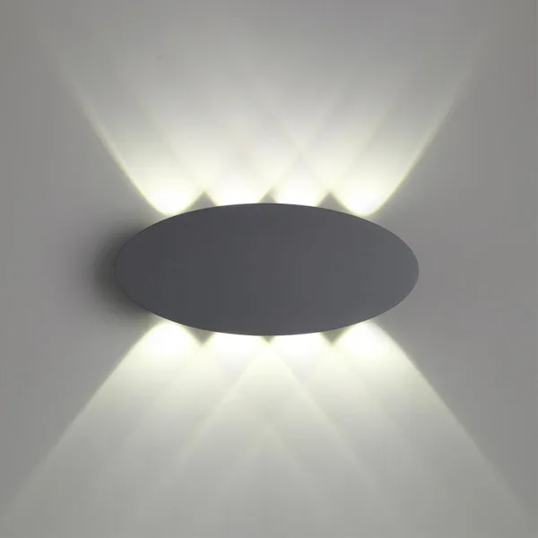 Ландшафтный настенный св-к IP54 LED 4000K 8W 85-265V CALLE темно-серый C NOVOTECH — фото 4
