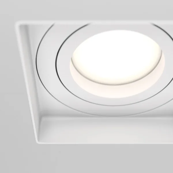 Встраиваемый светильник 2*GU10 50Вт Белый IP20 Downlight DL003-02-W Technical Maytoni — фото 3
