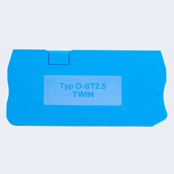 Торцевая заглушка для ЗНИ LD573 2,5 мм² (JXB PT 2,5), синий LD582-1-25 STEKKER — фото 2