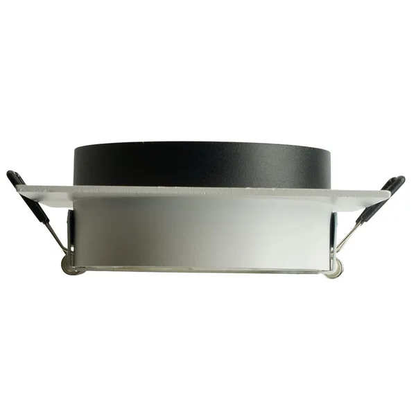 Светильник потолочный встраиваемый, 15W 230V GX53, белый + черный, квадрат, без лампы, DL506 Feron — фото 3
