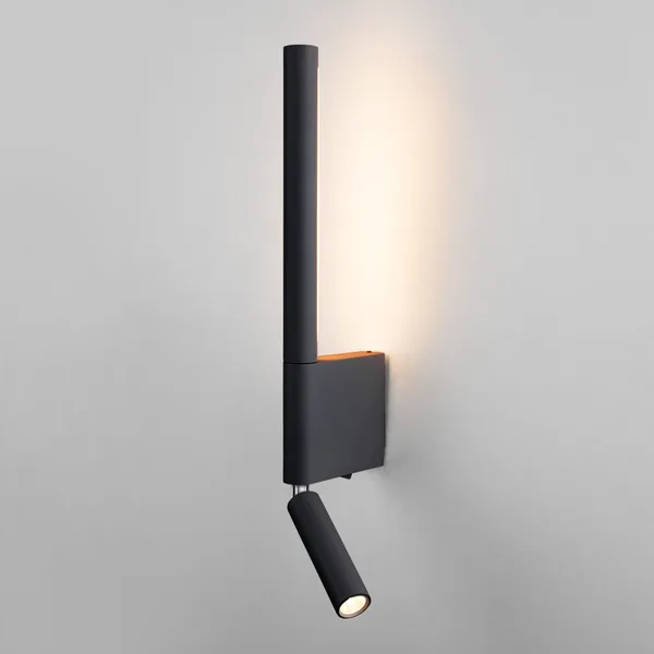 Настенный светодиодный светильник 13Вт 3300К черный IP20 Sarca (a057584) Elektrostandard