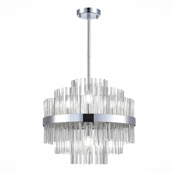 Люстра подвесная Хром/Прозрачный E14 6*60Вт SL1634.103.06 ST LUCE