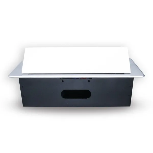 Розетка горизонтальная выдвижная 2 Euro 16А, 2 USB A с блоком 5В/2.1А, RJ45 RocketSocket, проводка, цвет серый — фото 5