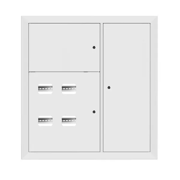 Щит этажный 4 кв, RAL9003 (1000х950х150) Basic EKF