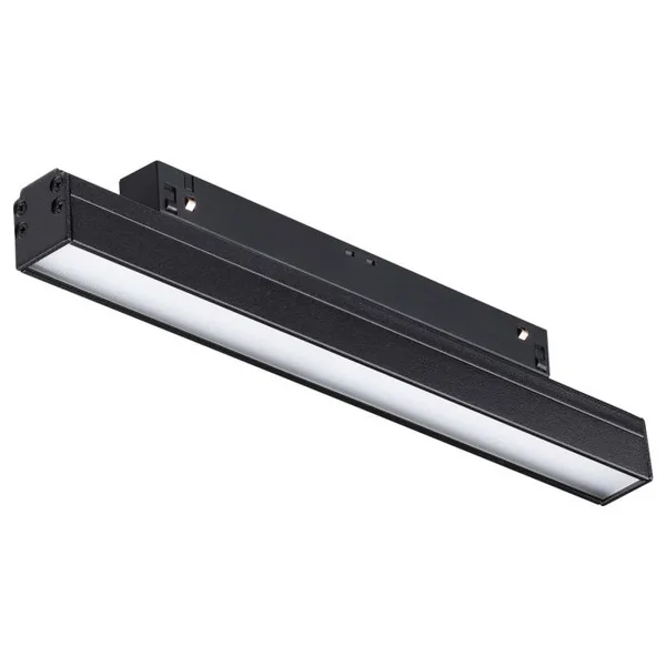Трековый св-к для низков.шинопровода IP20 LED 4000K 12W 48V FLUM черн NOVOTECH