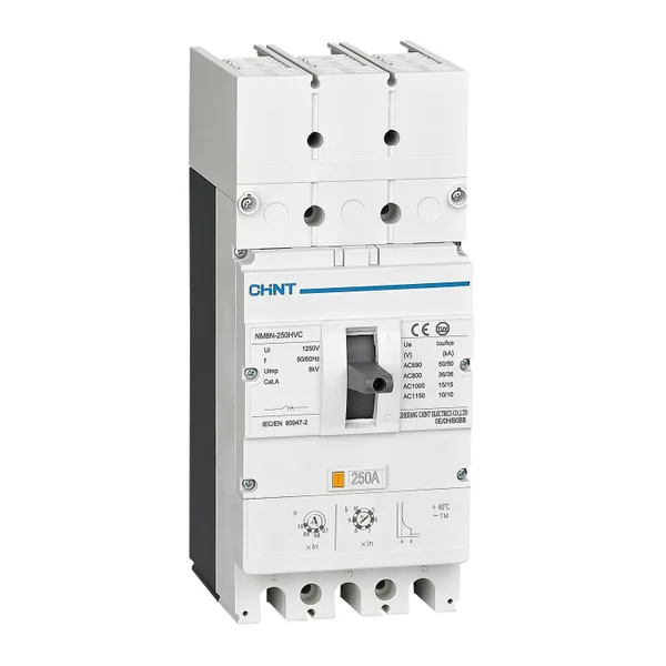 Выключатель автоматический NM8N-250HVC TM 3П 80А 36кА с рег. термомаг. расцепителем CHINT