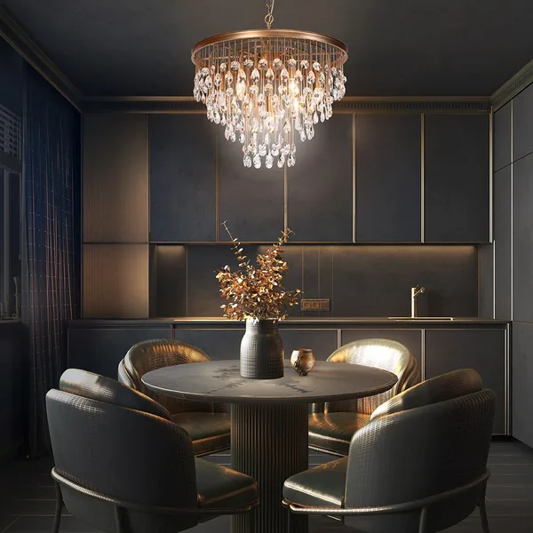 Подвесной светильник 7*E14 40Вт Золото IP20 Linn MOD091PL-07G Maytoni — фото 4