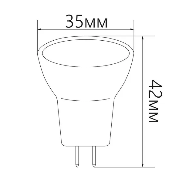 Лампа светодиодная Feron LB-271 MR11 G5.3 3W 4000K — фото 8