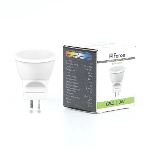 Лампа светодиодная Feron LB-271 MR11 G5.3 3W 4000K — фото 2