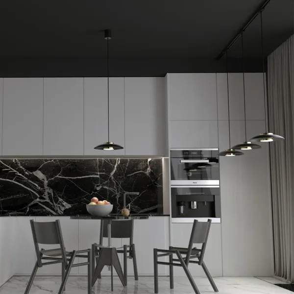 Св-к накл.св/д,провод 2м IP20 LED 4000K 18W 220-240V черный/золото PILZ NOVOTECH — фото 3