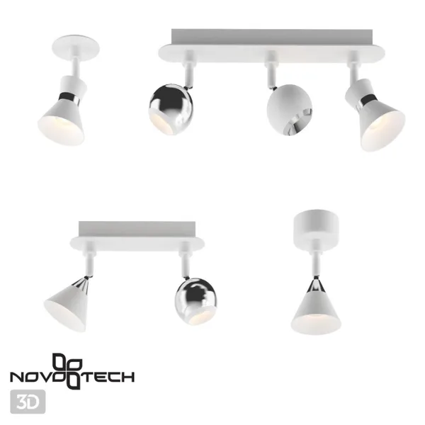 Корпус накл.с драйвером для арт.358377-358392 IP20 220-240V COMPO белый NOVOTECH — фото 3