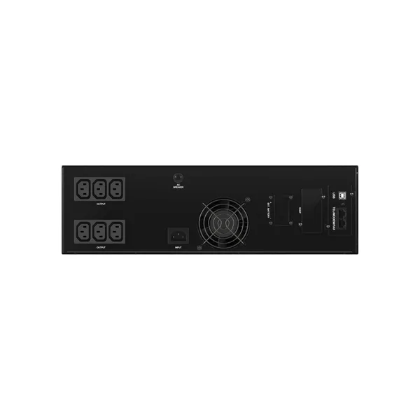 Линейно-интерактивный ИБП ДКС серии Info Rackmount Pro, 2000 ВА/1600Вт,1/1, USB, RJ45, 6xIEC C13, Rack 3U, SNMP/AS400 slot, 3x9Aч DKC — фото 4