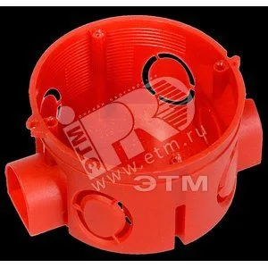 Коробка установочная 80-0500 безгалогенная (HF) 68х42 (224шт/кор) Промрукав — фото 3