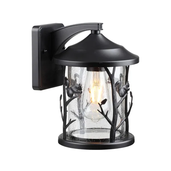 Ландшафтный настен.св-к E27 1*60W IP44 CUITA черный/стекло ODEON LIGHT — фото 4
