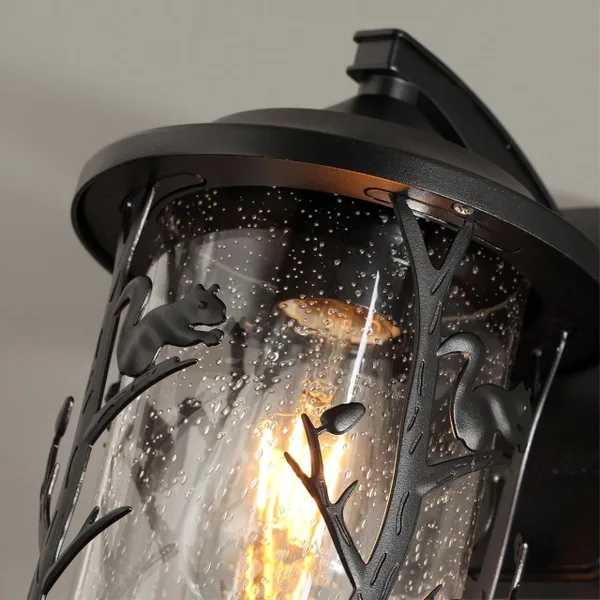 Ландшафтный настен.св-к E27 1*60W IP44 CUITA черный/стекло ODEON LIGHT — фото 5