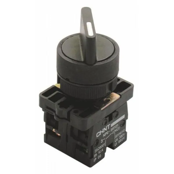 Переключатель NP2-ED35, 3 положения фиксацией, 1НО+1НЗ, IP40 (R) CHINT