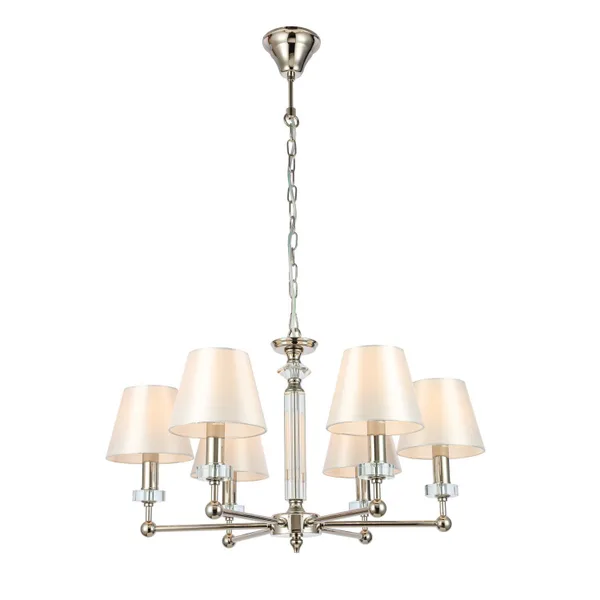 Люстра подвесная Никель/Белый E14 6*40Вт SL1755.153.06 ST LUCE