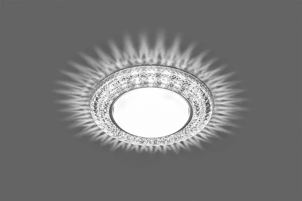 Светильник встр. с белой LED подсветкой Feron CD4020 потолочный GX53 без лампы прозрачный — фото 8
