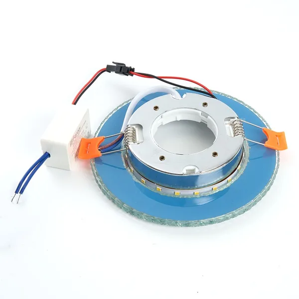 Светильник встр. с белой LED подсветкой Feron CD4020 потолочный GX53 без лампы прозрачный — фото 7