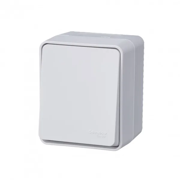 ATLASDESIGN AQUA 1-клавишный ПЕРЕКЛЮЧАТЕЛЬ IP44, сх.6, 10АХ, механизм, АЛЮМИНИЙ Schneider Electric Systeme Electric (Schneider Electric) — фото 3