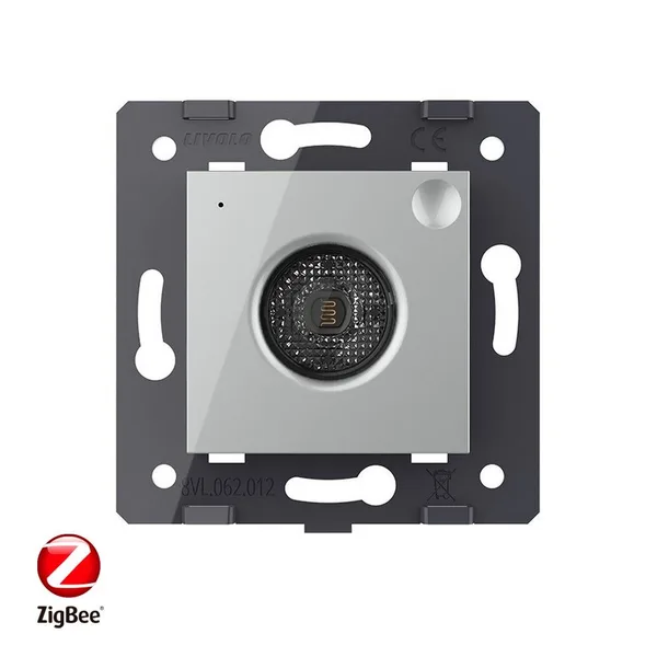 Датчик шума и освещенности ZigBee, цвет серый (механизм) Livolo — фото 2