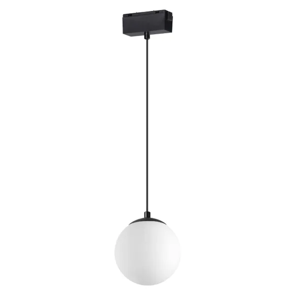 Трековый св-к для низков.шинопровода,провод 0.8м IP20 LED 4000K 10W 48V черный KIT NOVOTECH