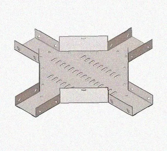 Лоток крестообразный перфорированный КМ 200х50 УТ1,5, оцинкованный лист S1,5 Курганский ЗЭМИ — фото 2