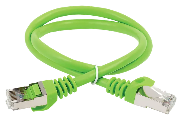 ITK Коммутационный шнур (патч-корд) кат.5E FTP PVC 7м зеленый