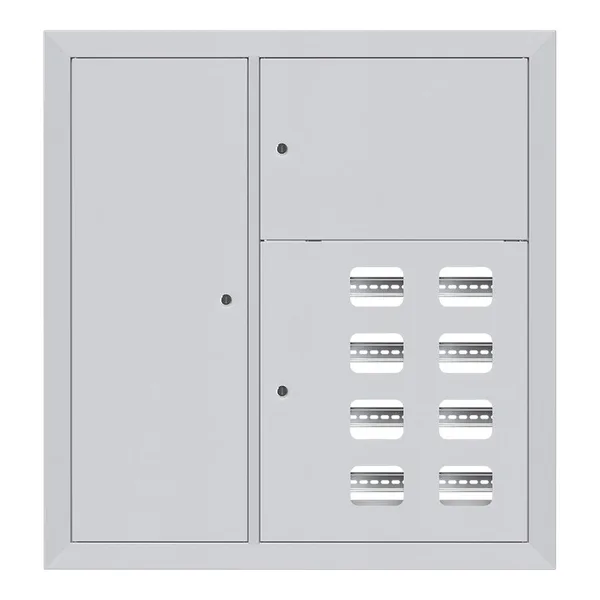 Щит этажный 8 кв, слаботочка слева (1000х950х150) Basic EKF