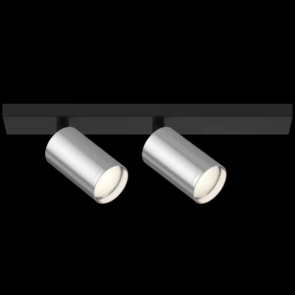 Потолочный светильник 2*GU10 10Вт Черный и Хром IP20 FOCUS S C051CL-02BCH Technical Maytoni — фото 2