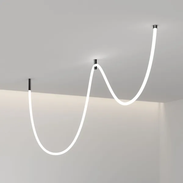 Подвесные крепления для круглого гибкого неона Full light (FL 28120 черный) Elektrostandard — фото 2