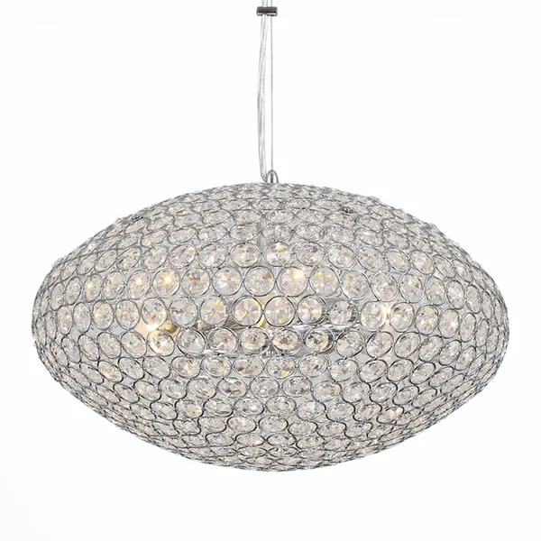 Люстра подвесная Хром/Хром, Прозрачный E14 6*40Вт SL753.103.06 ST LUCE