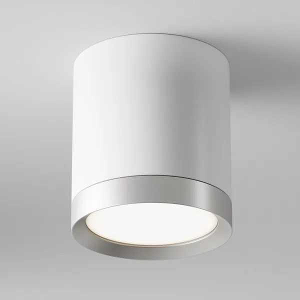 Потолочный светильник 1*GX53 15Вт Белый с Серебром IP20 Ceiling & Wall C086CM-GX53-MRD-WS Technical Maytoni — фото 3