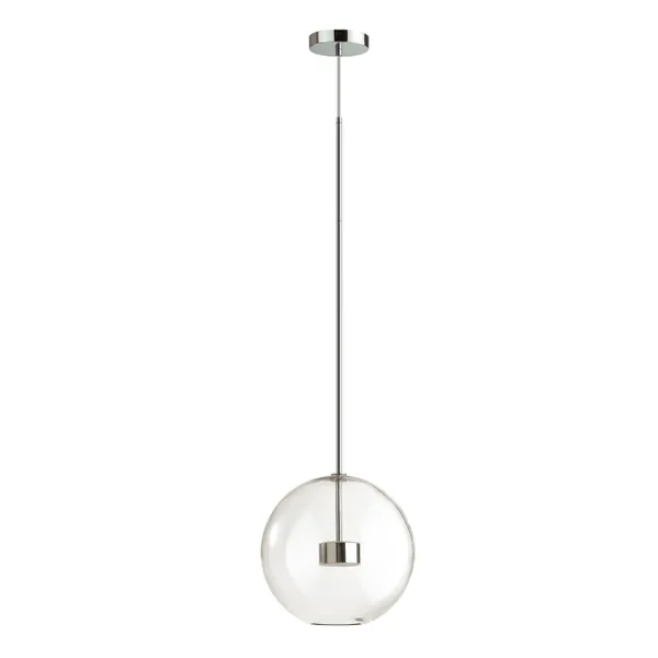 Подвес LED 12W 4000K BUBBLES хром/прозрачный ODEON LIGHT
