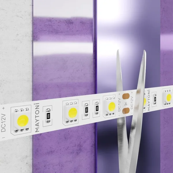 Лента светодиодная 12В 5050 14,4Вт/м 60LED/м 6000K 5м IP20 Technical Maytoni — фото 4