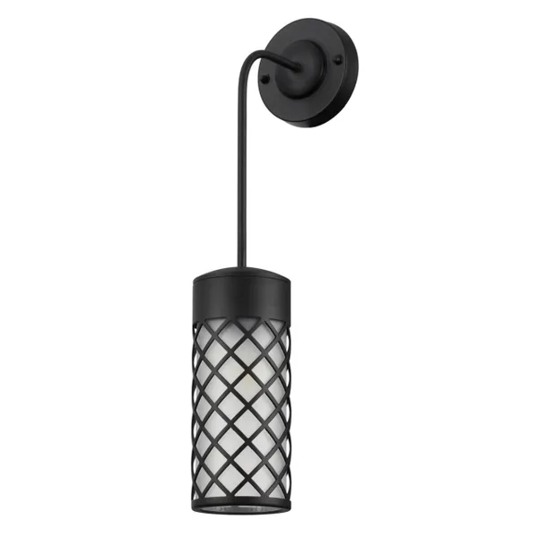 Ландшафтный настенный св-к E27 1*60W IP44 DUNES черный/стекло ODEON LIGHT