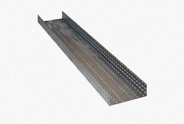Лоток перфорированный ЛМ 100х100х2000 УТ1,5, оцинкованный лист S1,5 Курганский ЗЭМИ