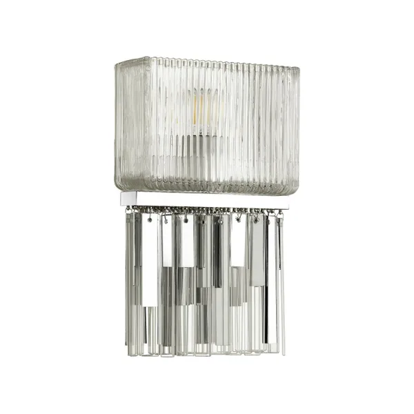 Бра E14 1*40W GATSBY хром/прозрачный/стекло ODEON LIGHT