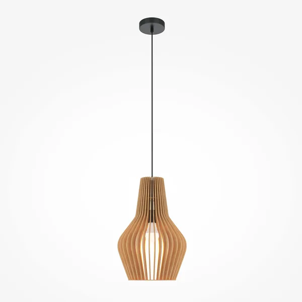 Подвесной светильник 1*E27 40Вт Черный IP20 Roots MOD191PL-01W1 Maytoni — фото 4