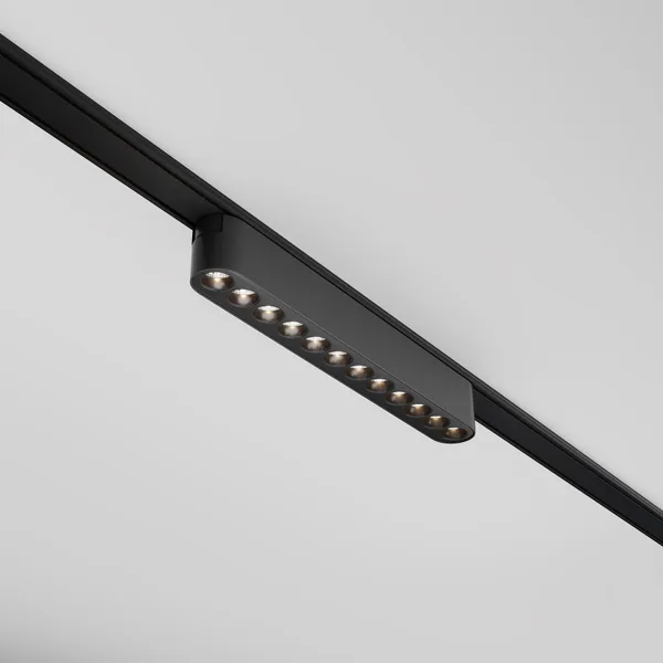 Трековый светильник LED 12Вт Черный IP20 Magnetic track system Radity TR082-1-12W3K-M-B Technical Maytoni — фото 3