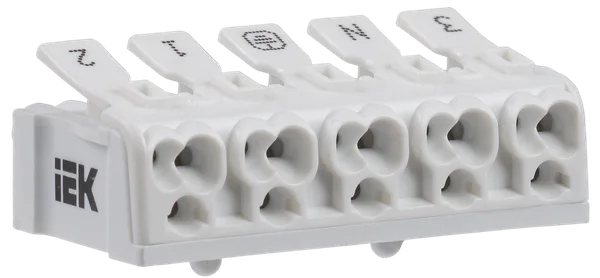 Клемма пружинная соединительная КСПн5-3L+N+PE IEK