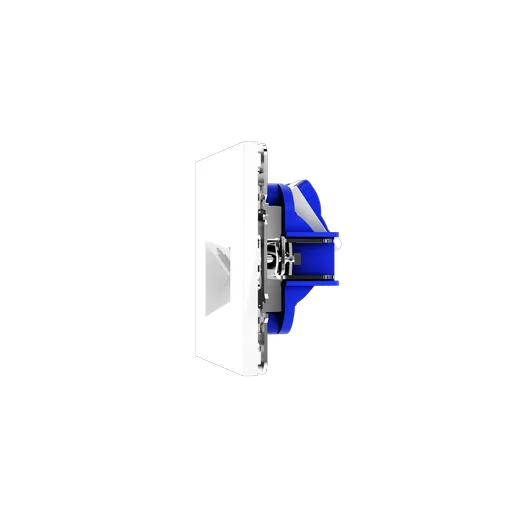 Розетка компьютерная встраиваемая Voltum S70 двойная RJ45+RJ45 КАТ.6, (белый глянцевый) — фото 14
