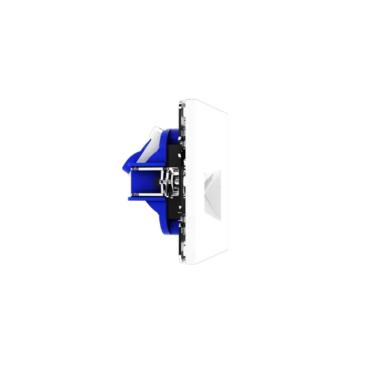 Розетка компьютерная встраиваемая Voltum S70 двойная RJ45+RJ45 КАТ.6, (белый глянцевый) — фото 22