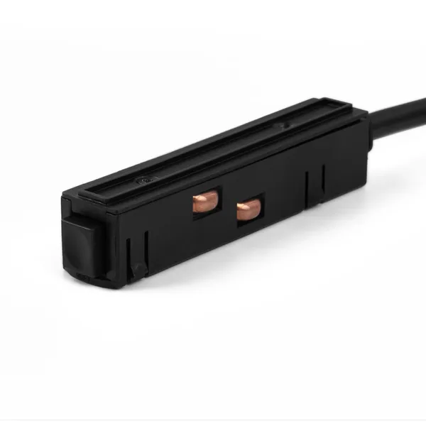 Ввод питания для однофазного шинопровода черный IP20 Slim Magnetic (a057210) Elektrostandard — фото 2