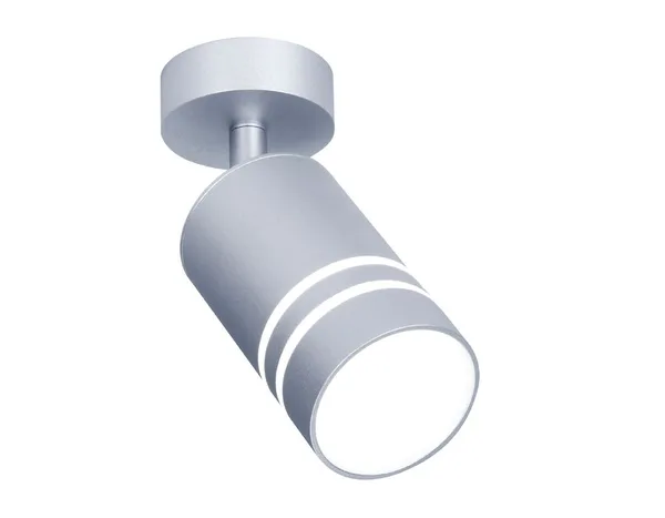 Поворотный светодиодный точечный светильник TN246 SL/S серебро/песок LED 4200K 5W D60*100 Ambrella Light
