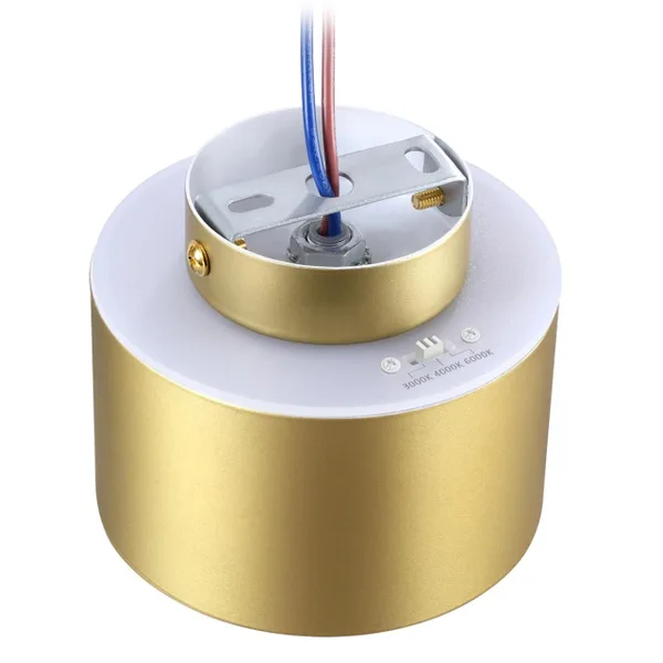 Св-к накл.с перекл.цв.темп.IP20 LED 3000К/4000К/6000К 12W вниз+3W вверх бронз GIRO NOVOTECH — фото 4