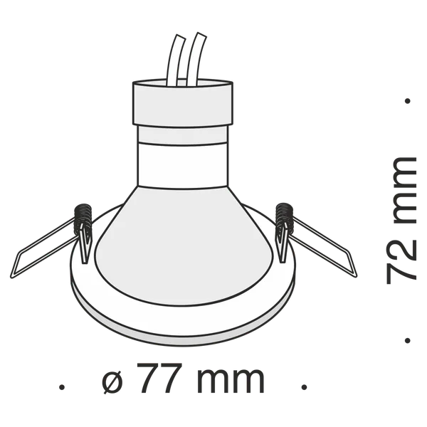 Встраиваемый светильник 1*GU10 50Вт Золото IP20 Metal Modern DL009-2-01-G Technical Maytoni — фото 3