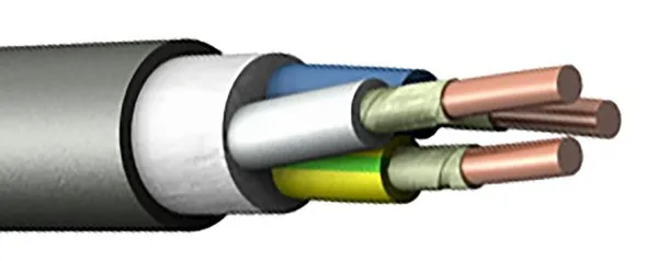Кабель ВВГнг(А)-FRLS 3х1,5 ок (N.РЕ)-0,66