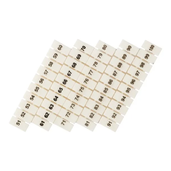 Маркеры для JXB-ST 1,5 с нумерацией 50-100 (100 шт) PROxima EKF